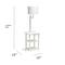Simple Designs 57" 2 Tier Floor Lamp with USB & Outlet